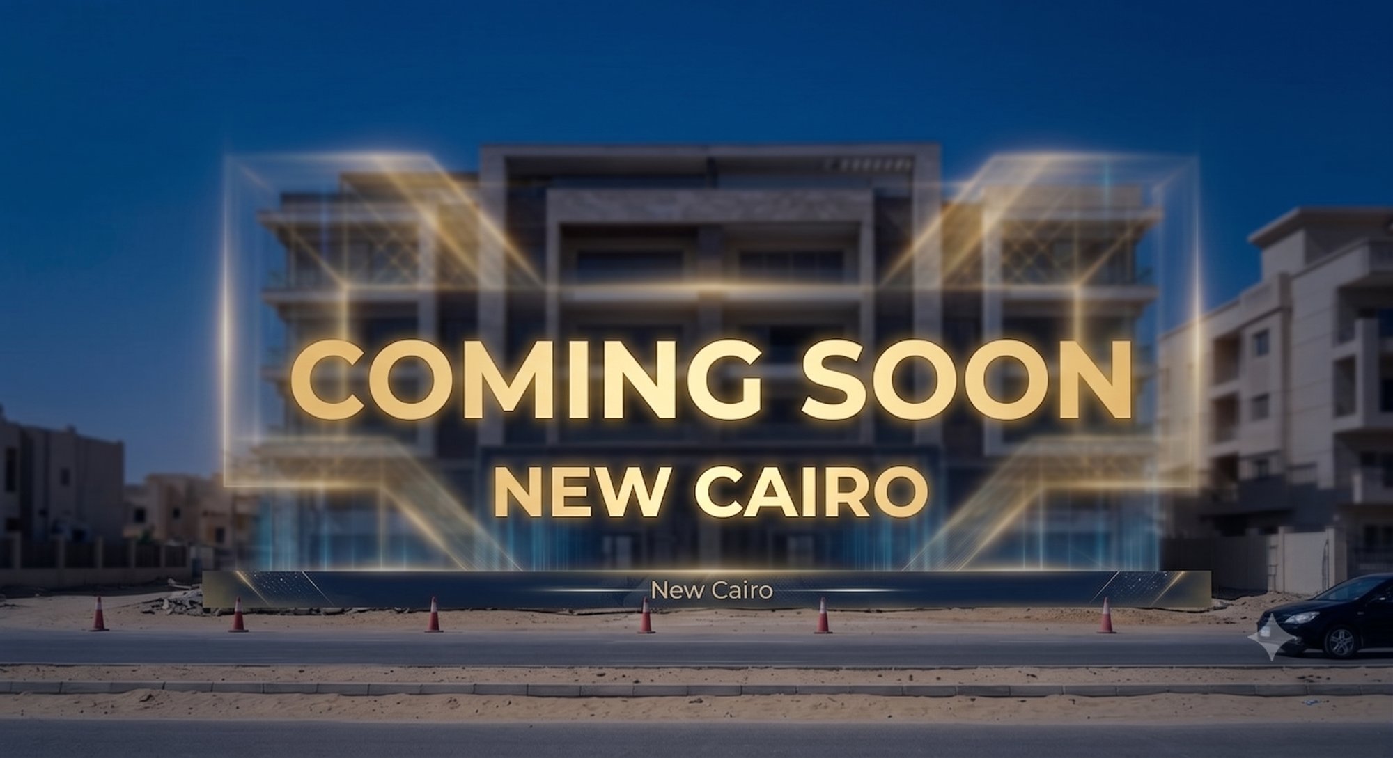 Najd Plaza construction site in New Cairo, coming soon